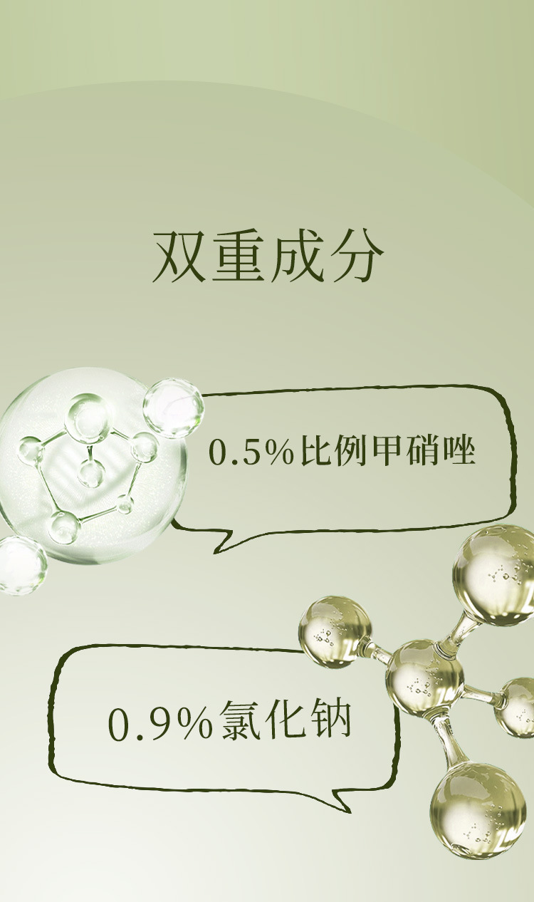 批发甲硝唑水氯化钠溶液甲硝锉冲洗剂漱口水0.9%盐水清洗液纹 5