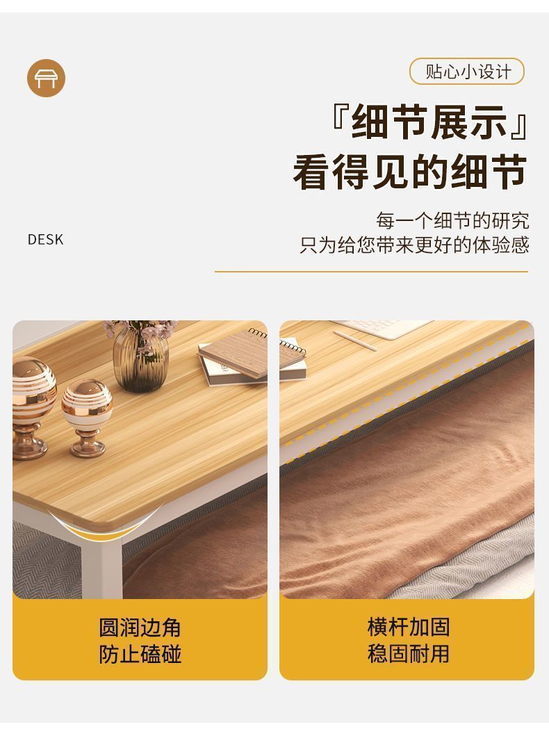 床上小桌子可调节跨床桌宿舍可移动电脑书桌卧室床尾桌懒人床边桌 13