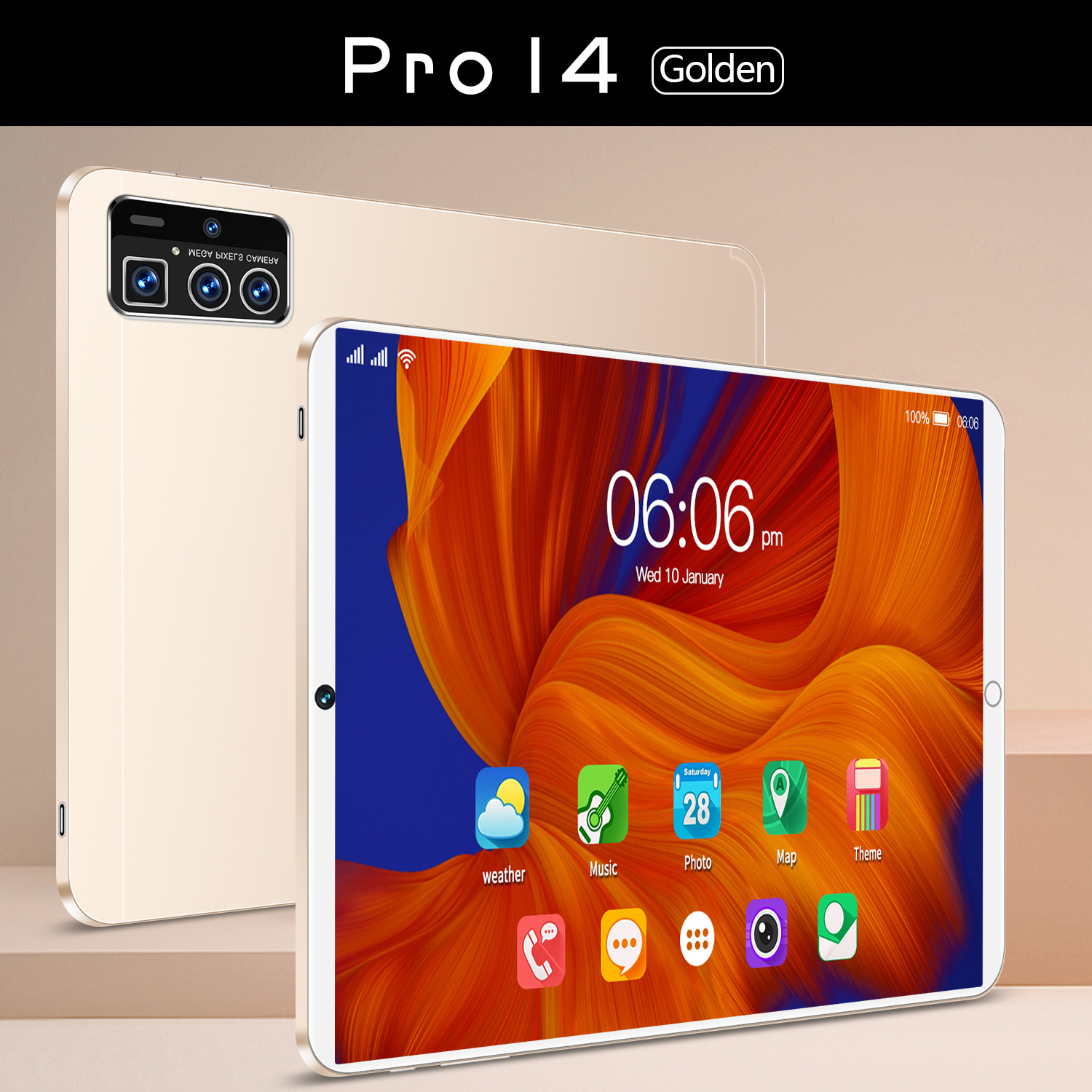 跨境专供Pro14 全新现货智能平板电脑源头厂家全球版低价(劲爆款) 5