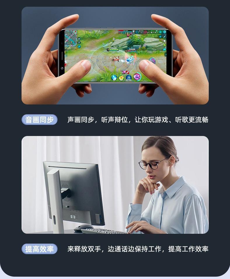 开放式无线蓝牙耳机数显电量挂耳式超长续航大电池单耳戴不痛旗舰 22