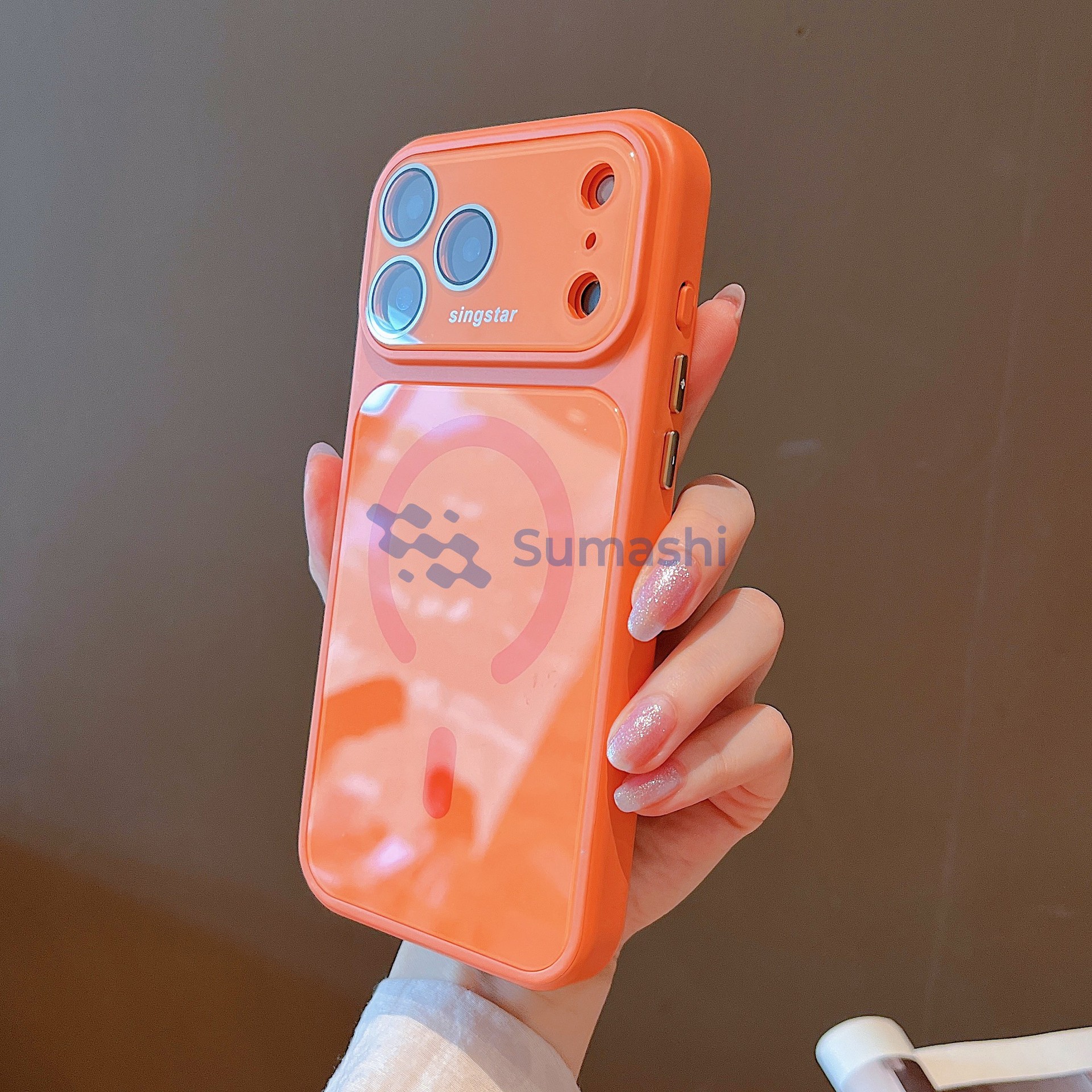 SUMASHI新上市！ins风糖果色磁吸亮面手机保护壳跨境批发价格优惠 8