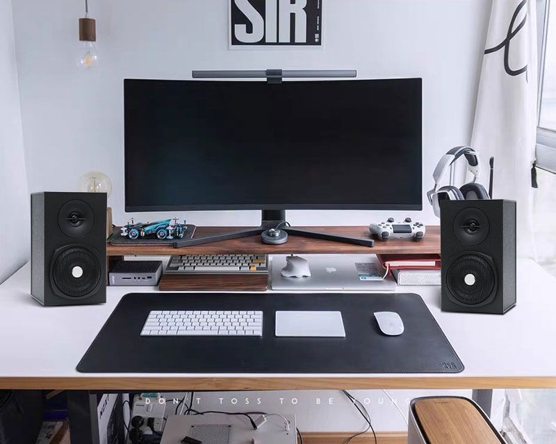 电脑电视音响超重低音炮无线蓝牙台式木质多媒体有线大音量音箱 15