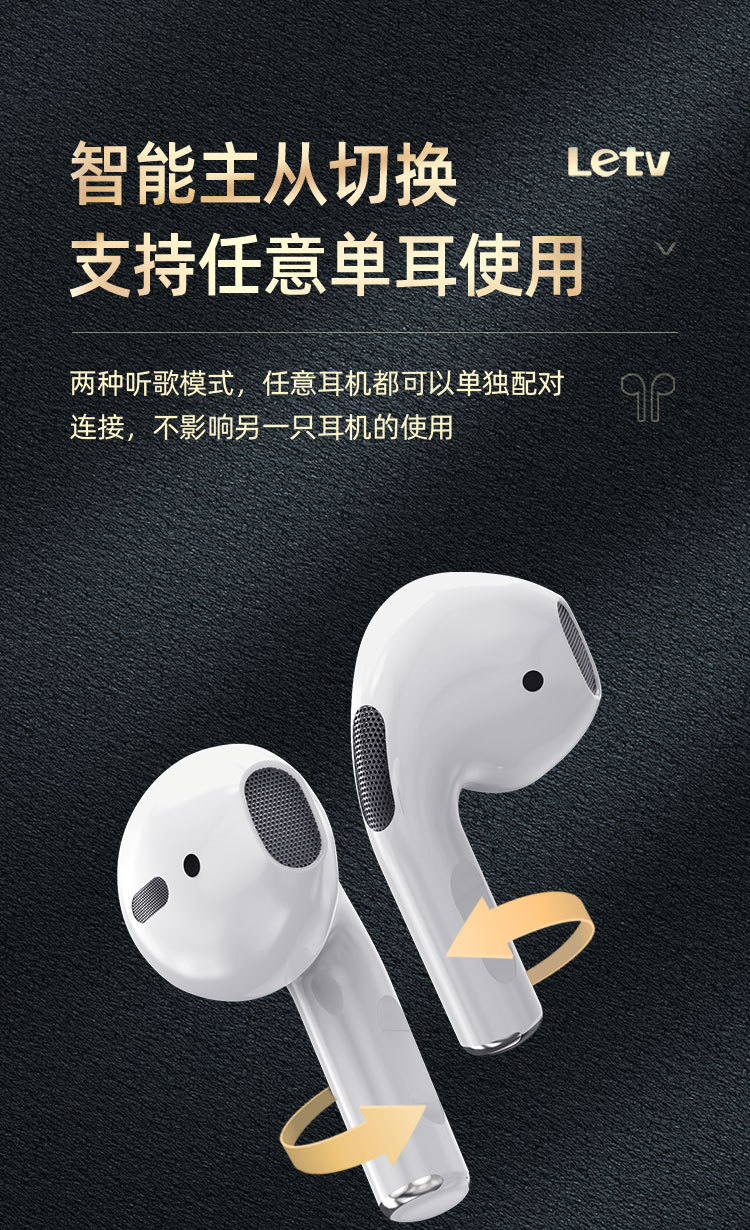 乐视Letv无线蓝牙耳机超长续航pro4降噪半入耳式品牌正品华强北 27
