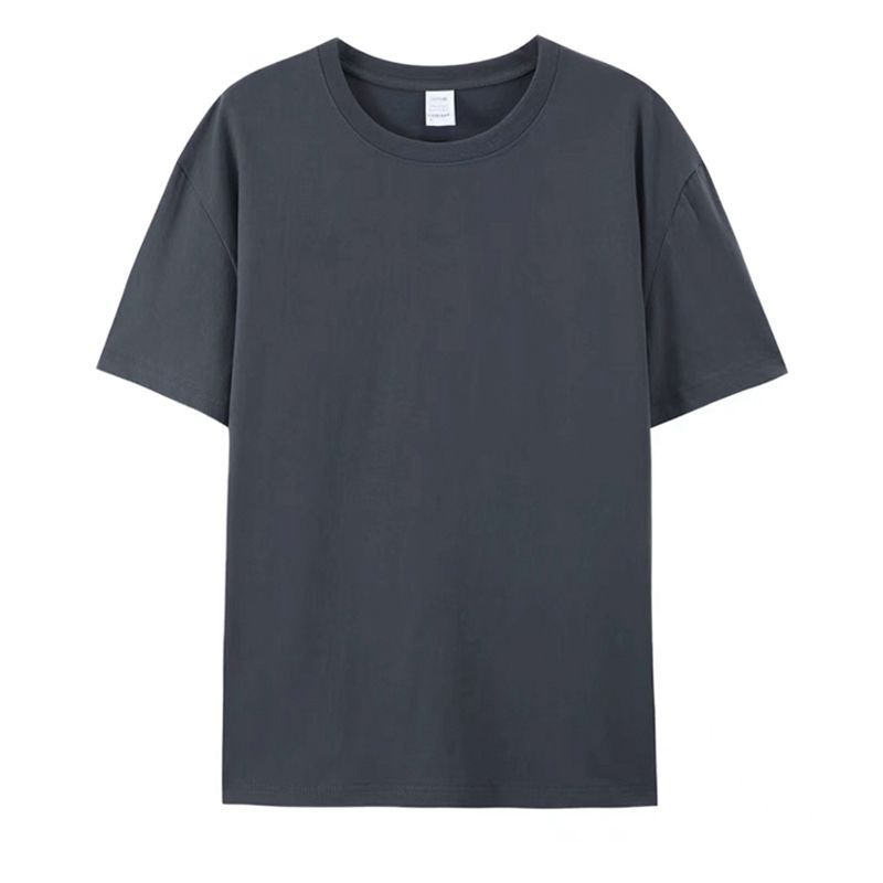 河北纯棉短袖男女款t恤定制logo图案工作服文化衫宽松大码版型T恤 25