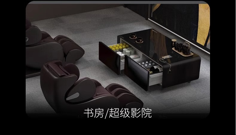 【跨境专供】冰箱茶几智能茶几冰箱一体 客厅高端办公室必备茶吧 22