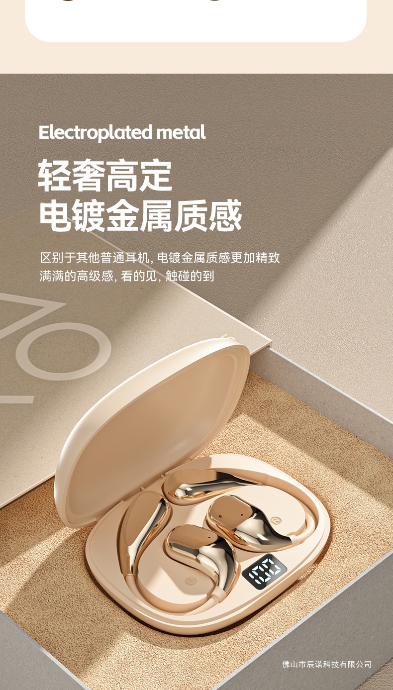 适用苹果iPhone16/15/14/13/12/Pro/Max专用挂耳式无线蓝牙耳机 1