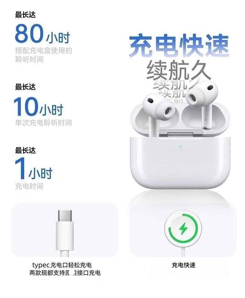 华强北新款无线蓝牙耳机Pro3长续航自由定位高音质适用于安卓苹果 8
