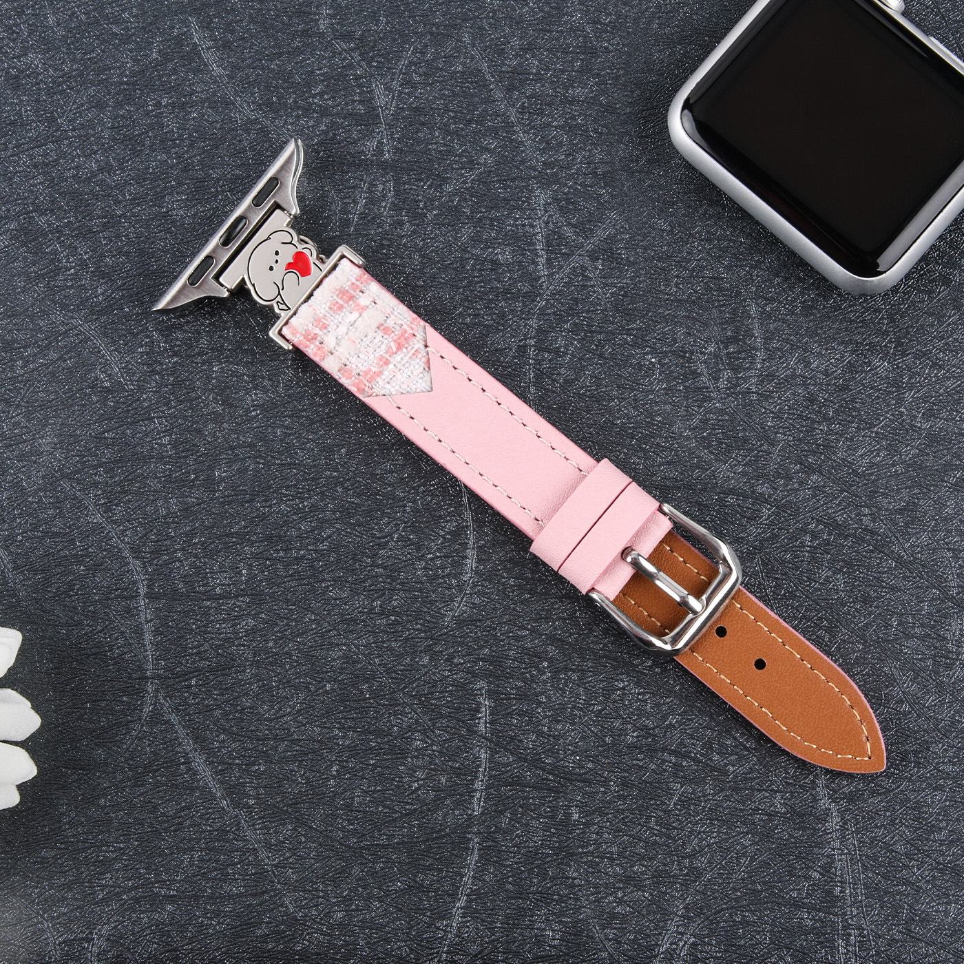 适用小米9/10手环表带华为gt6/fit4苹果iwatch11高级感手链式表带 15