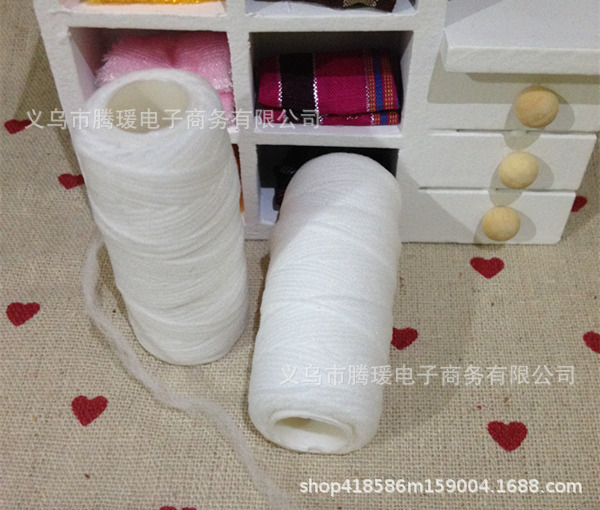 高品质高弹力QQ线 扎蝴蝶结 发簪步摇绑花棉线 DIY手工发饰缠绕线 8