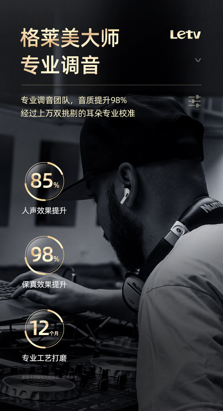 乐视Letv无线蓝牙耳机超长续航pro4降噪半入耳式品牌正品华强北 18