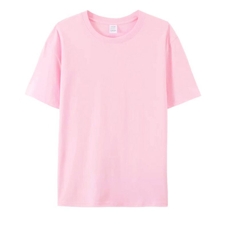 河北纯棉短袖男女款t恤定制logo图案工作服文化衫宽松大码版型T恤 23