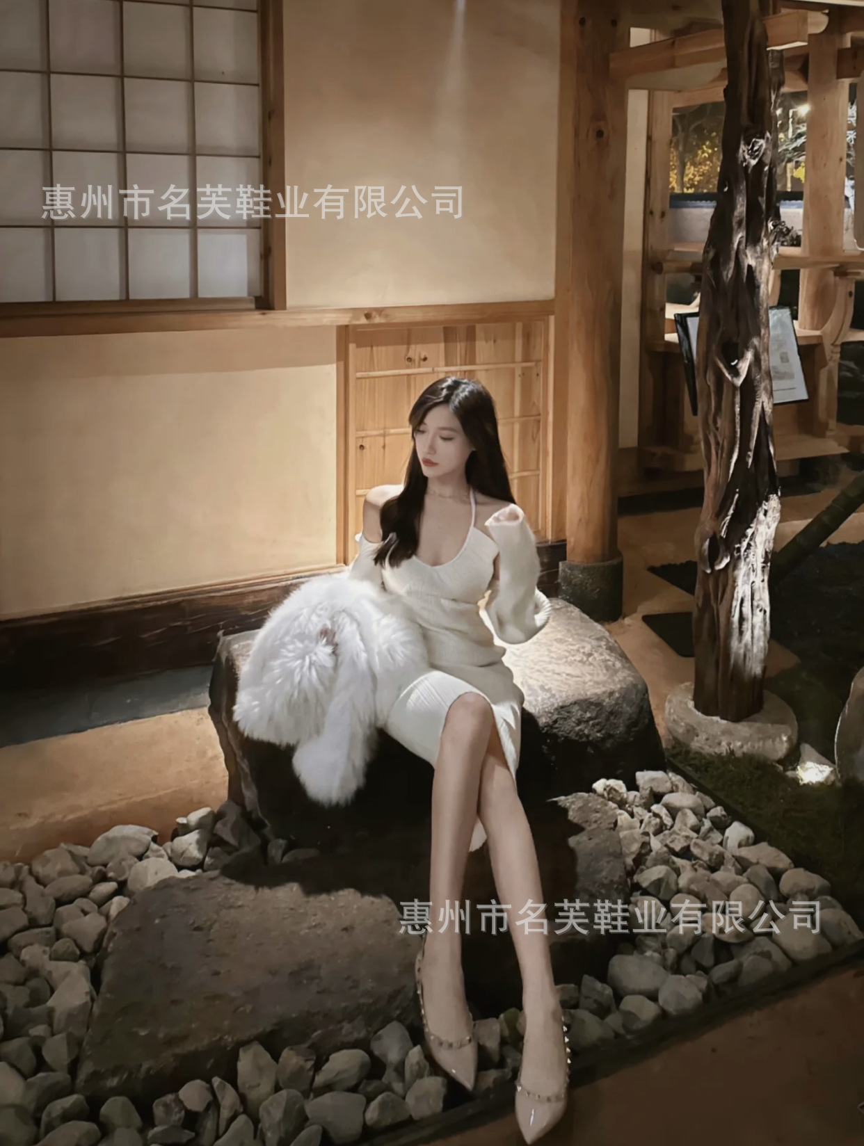 严选高版本~华伦铆钉尖头平底鞋浅口单鞋女2026新款裸色柳钉女鞋 3