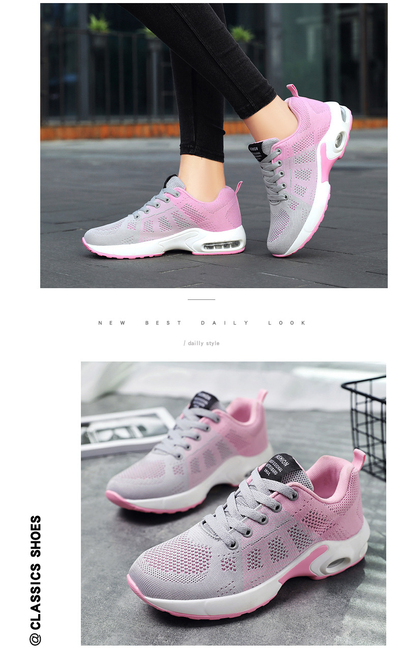 鞋子女2026外贸女鞋休闲鞋透气妈妈鞋轻便气垫跨境运动鞋女shoes 17
