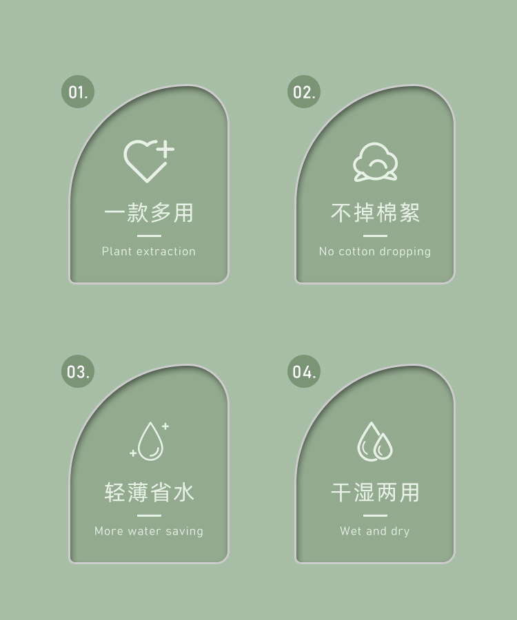 1200片美容院半永久纹绣薄棉化妆棉片卸妆棉片敷脸无纺布洗甲棉 3
