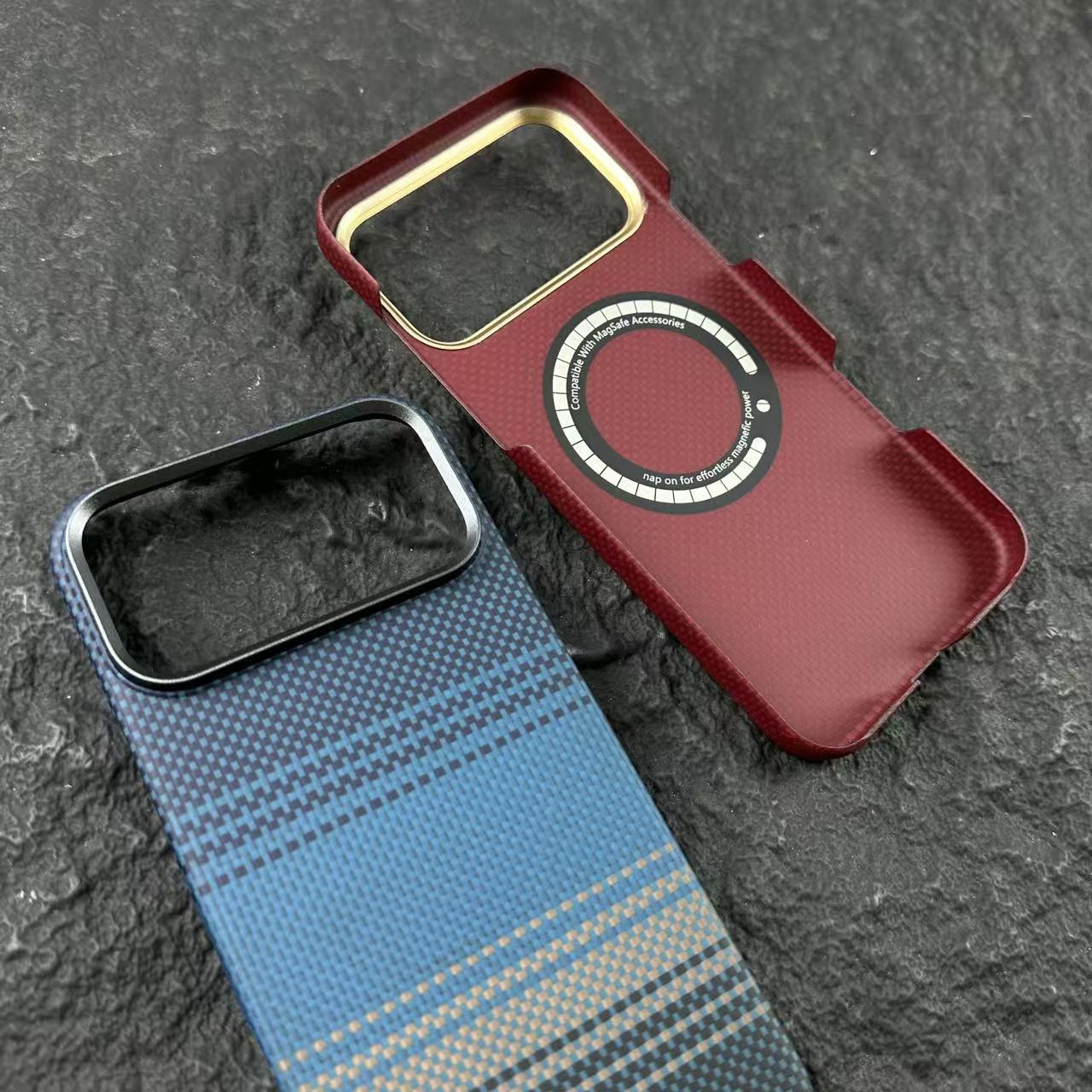 适用iPhone18 ProMax凯夫拉手机壳商务苹果18pro手机壳超薄磁吸 3