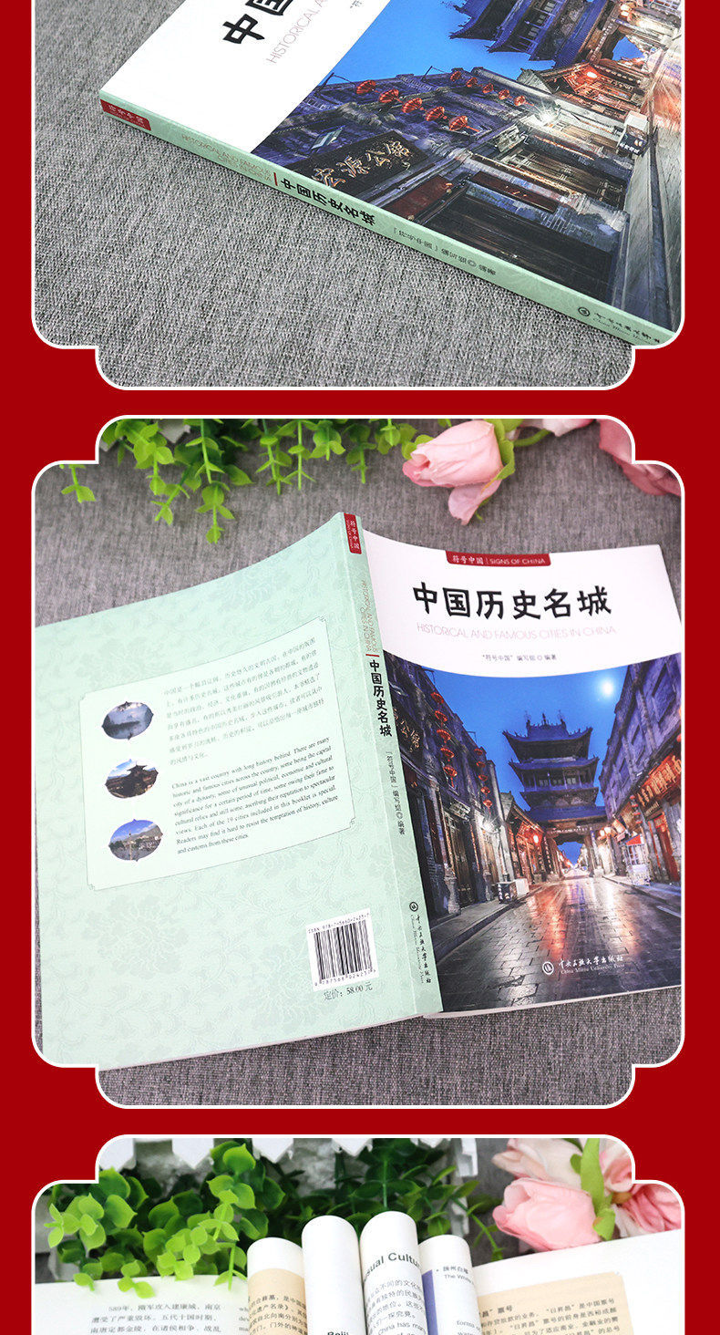 正版 中国历史名城 中英双语彩图版 历代文化名城图解 6