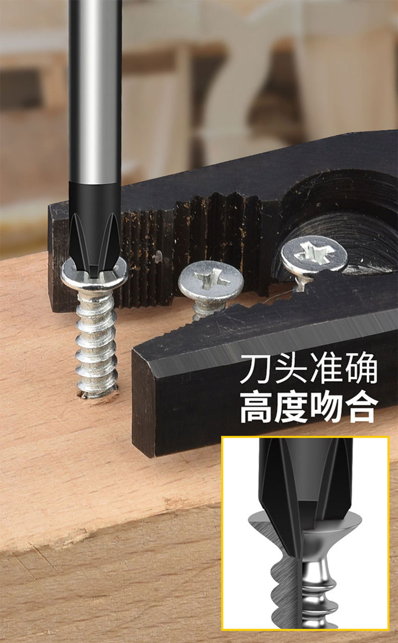 按摩柄螺丝刀批发手动强磁十字螺丝刀一字包胶起子家用改锥螺丝批 7