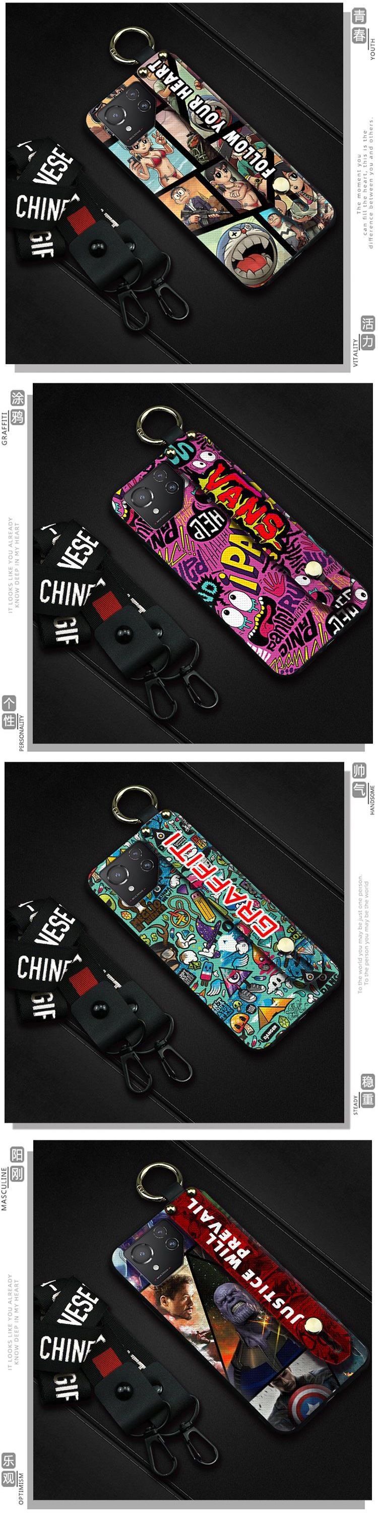 适用华硕ROG8/Asus ROG Phone8 Pro手机壳腕带潮流男女款新款 4