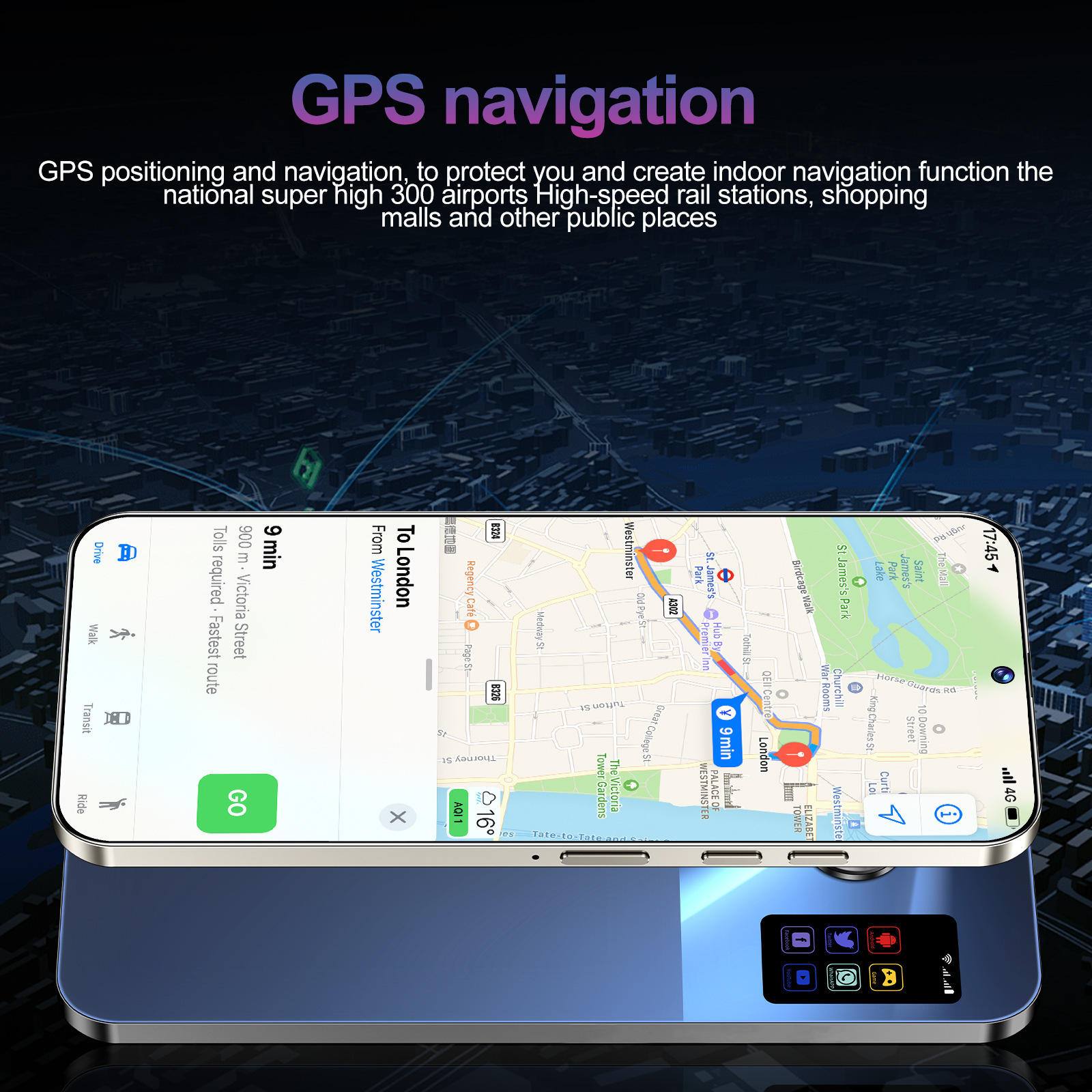 M6Pro新品跨境外贸智能手机安卓7.3英寸2+16G低价真4核全网通现货 11