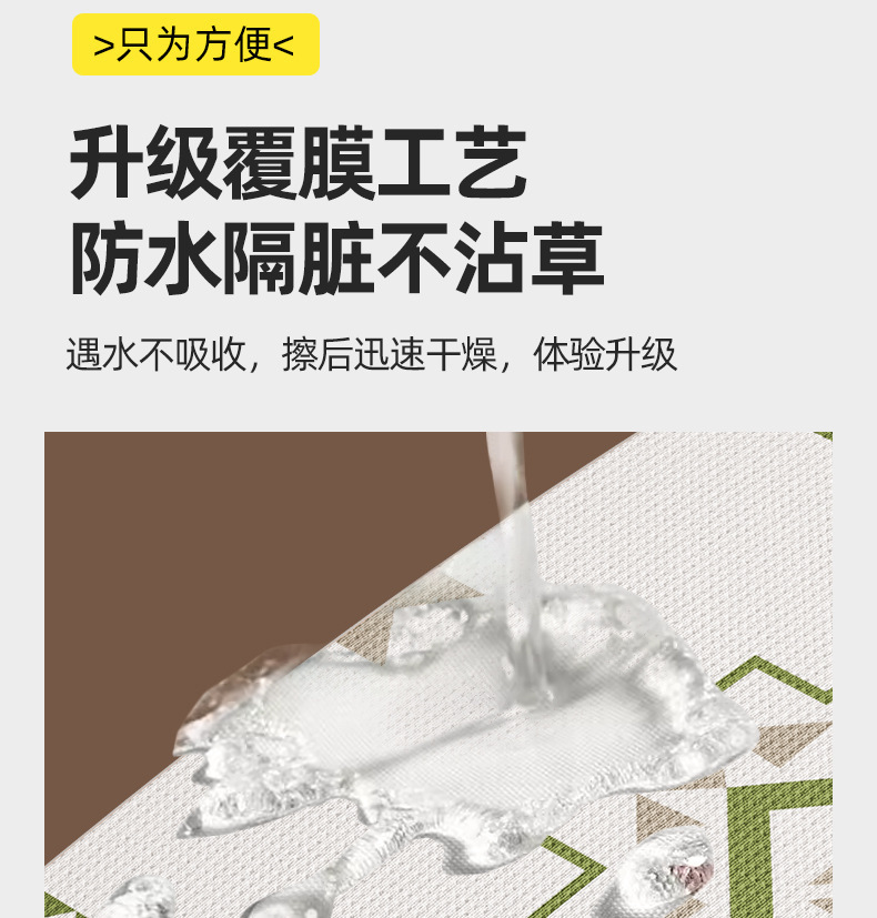 户外一次性坐垫防潮垫便携露营加厚防水地垫野餐草坪隔脏折叠垫子 13