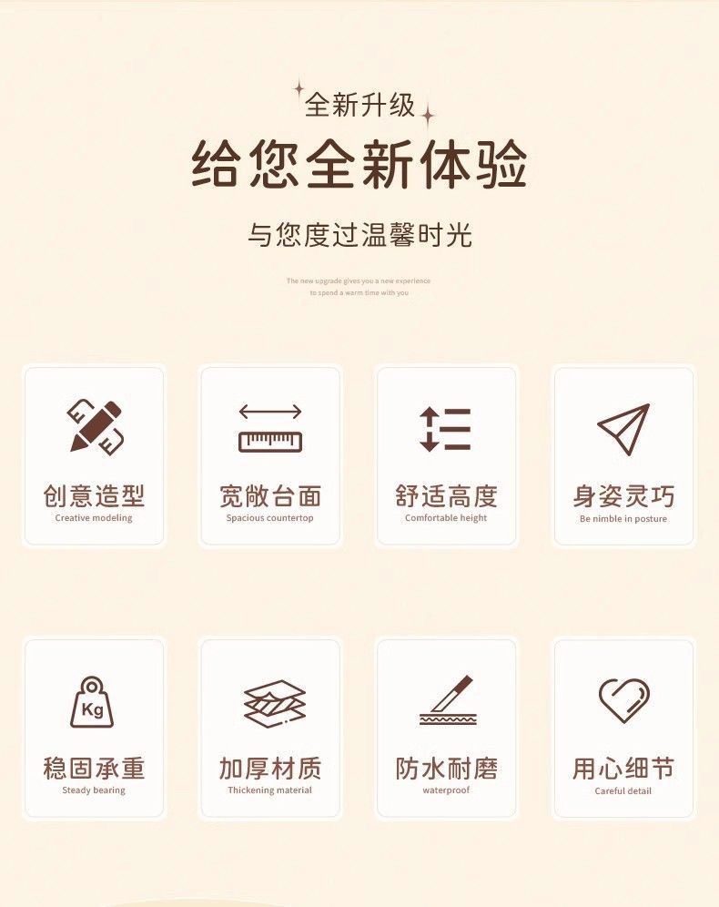 网红小蛮腰茶几家用阳台简约移动角几创意床头柜轻奢客厅沙发边几 5