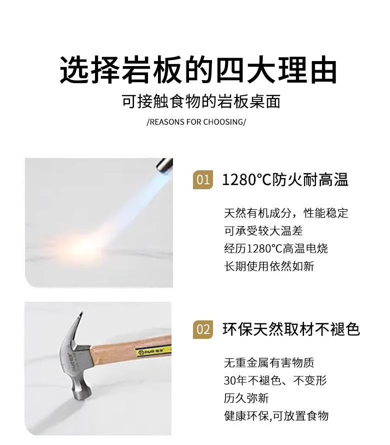 岩板茶几圆形可拆卸平板包装 轻奢金属架组合茶几 跨境现货 7