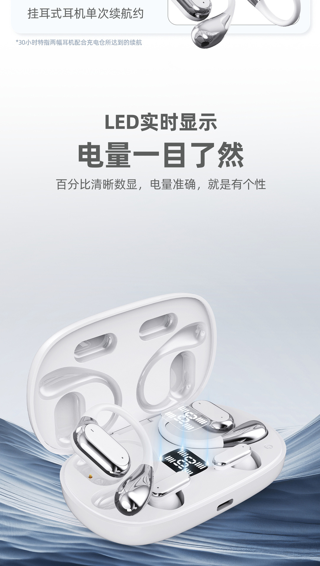 【四只耳机】Q25跨境新款无线智能蓝牙耳机高颜值便携长续航降噪 4