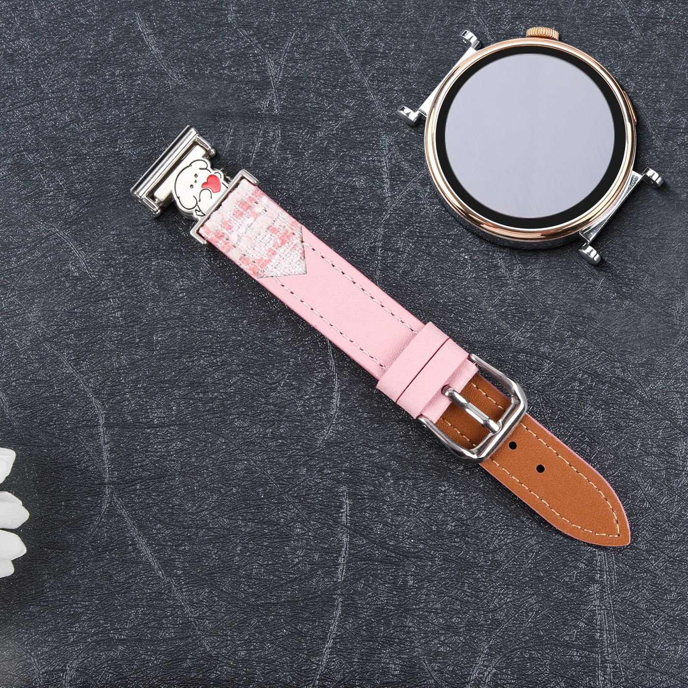 适用小米9/10手环表带华为gt6/fit4苹果iwatch11高级感手链式表带 28