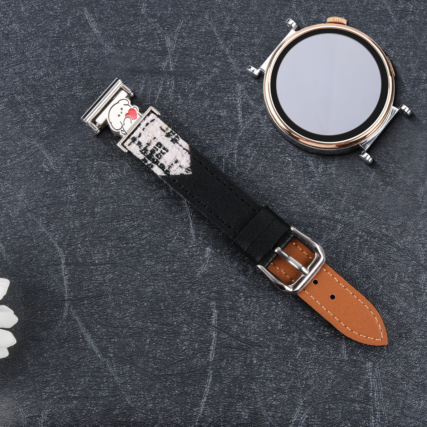 适用小米9/10手环表带华为gt6/fit4苹果iwatch11高级感手链式表带 18