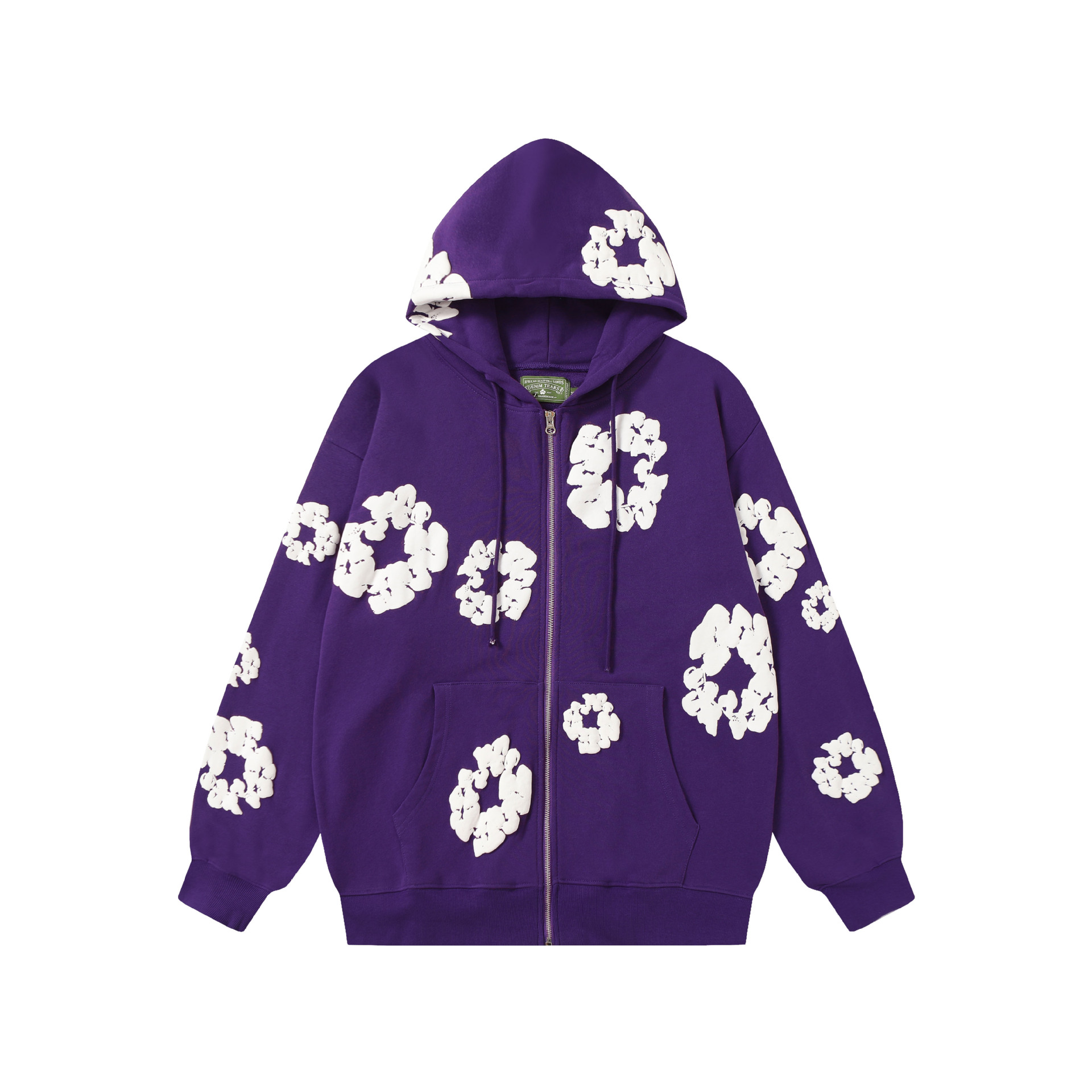 跨境批发木棉花休闲百搭全系列发泡印花卫衣卫裤简约休闲短袖短裤 38