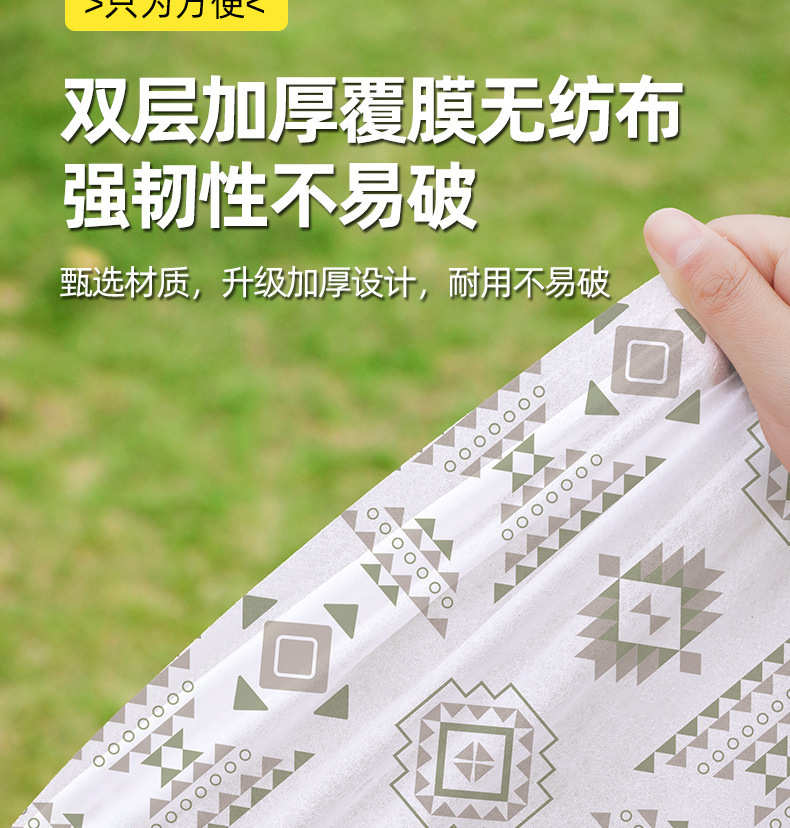 户外一次性坐垫防潮垫便携露营加厚防水地垫野餐草坪隔脏折叠垫子 10