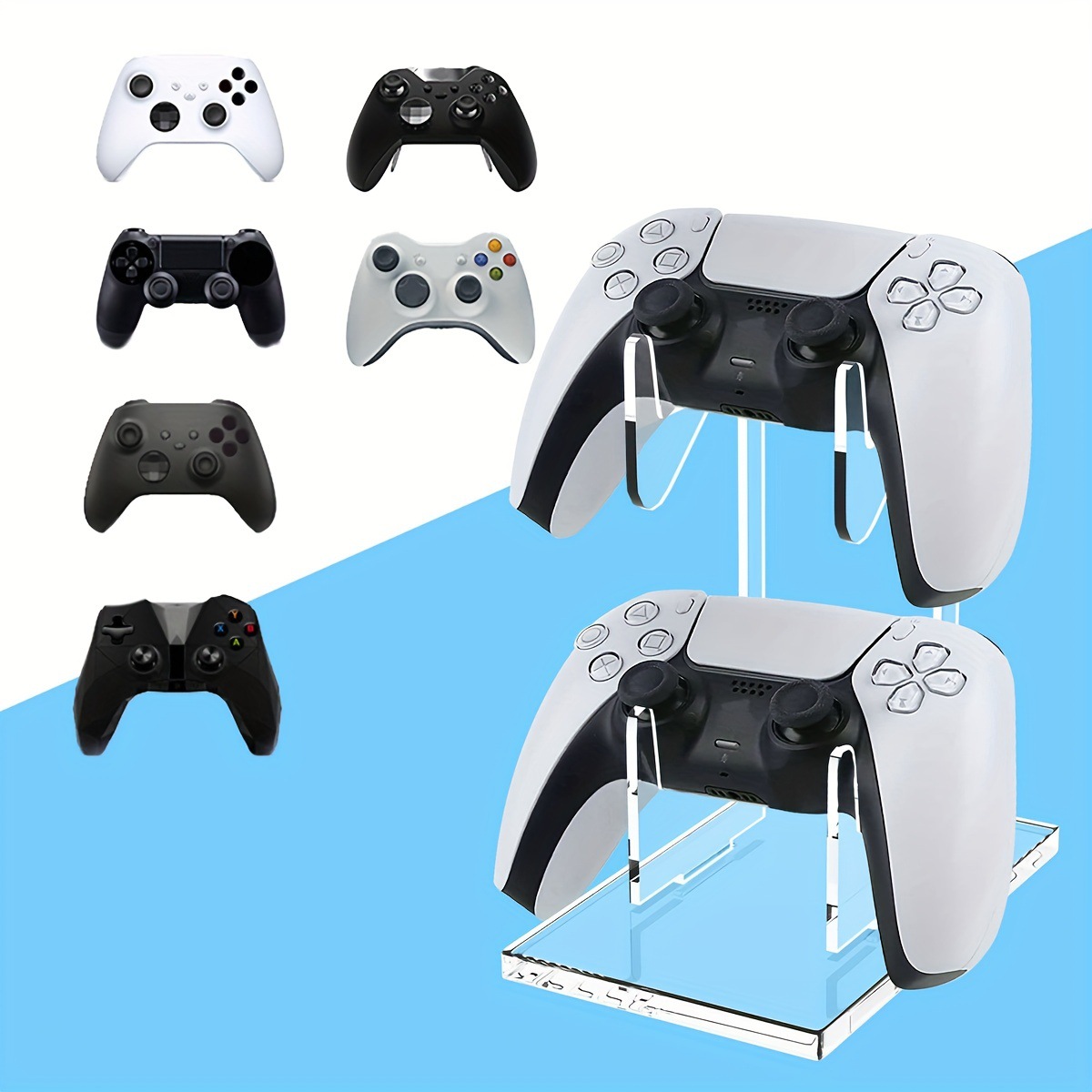 适用PS4/PS5/PRO/XBOX/无线游戏手柄展示架通用收纳架手柄支架