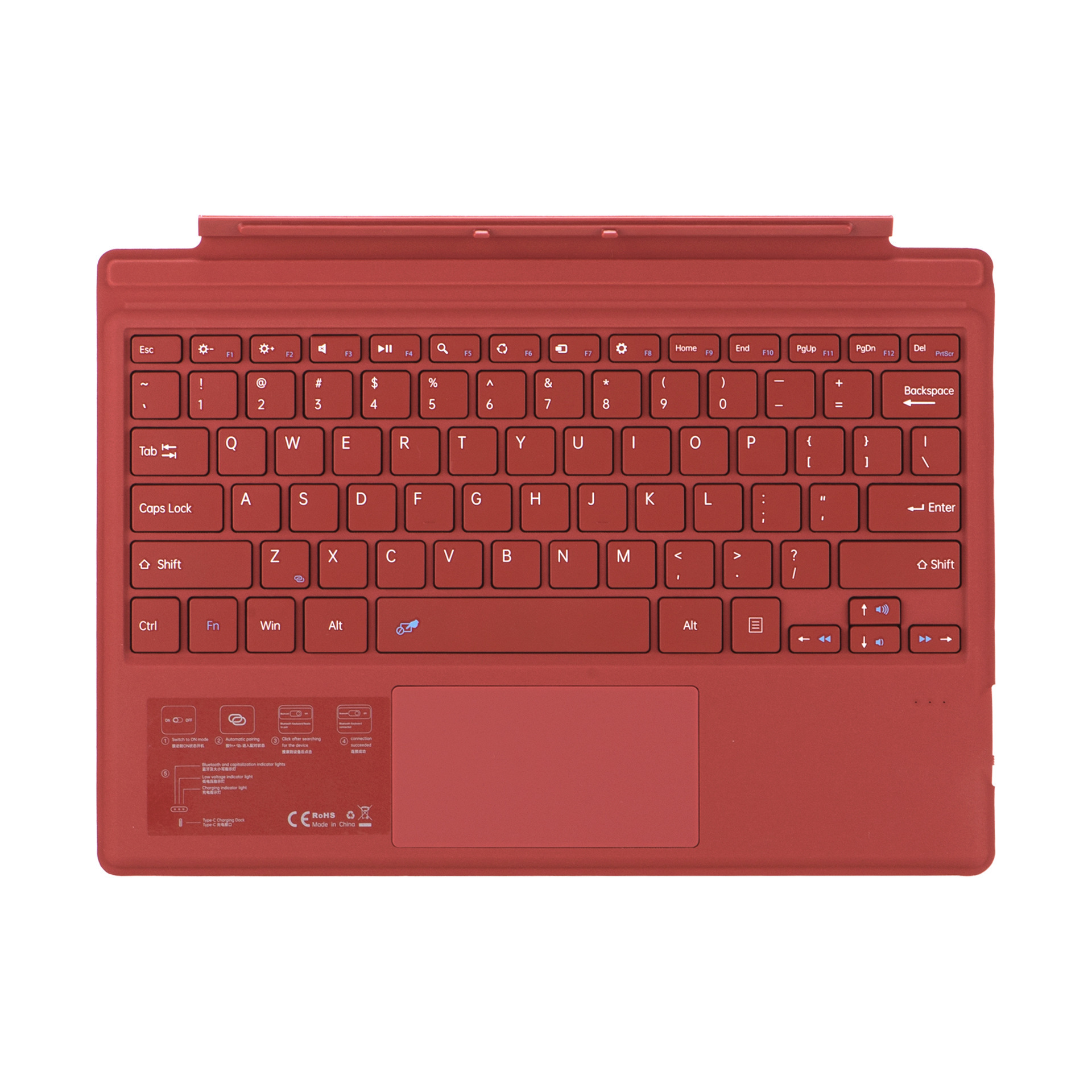 适用微软键盘surface GO1234厂批键盘Pro34平板电脑磁吸蓝牙 31