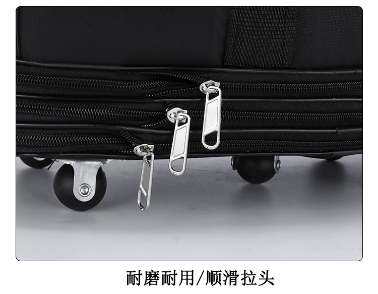 新款折叠行李箱旅行包可双背防水耐磨出差万向轮大容量航空托运包 15