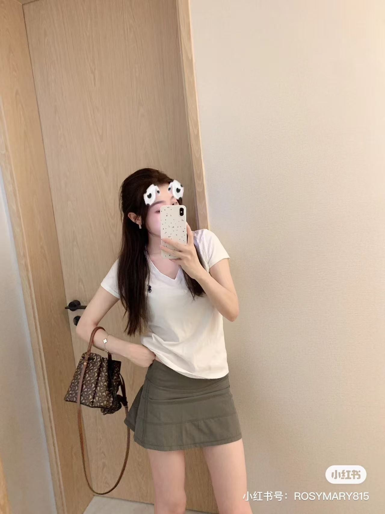 26现货rl拉夫小马标刺绣女士V领短袖T恤百搭休闲拉夫支持一件代发 3