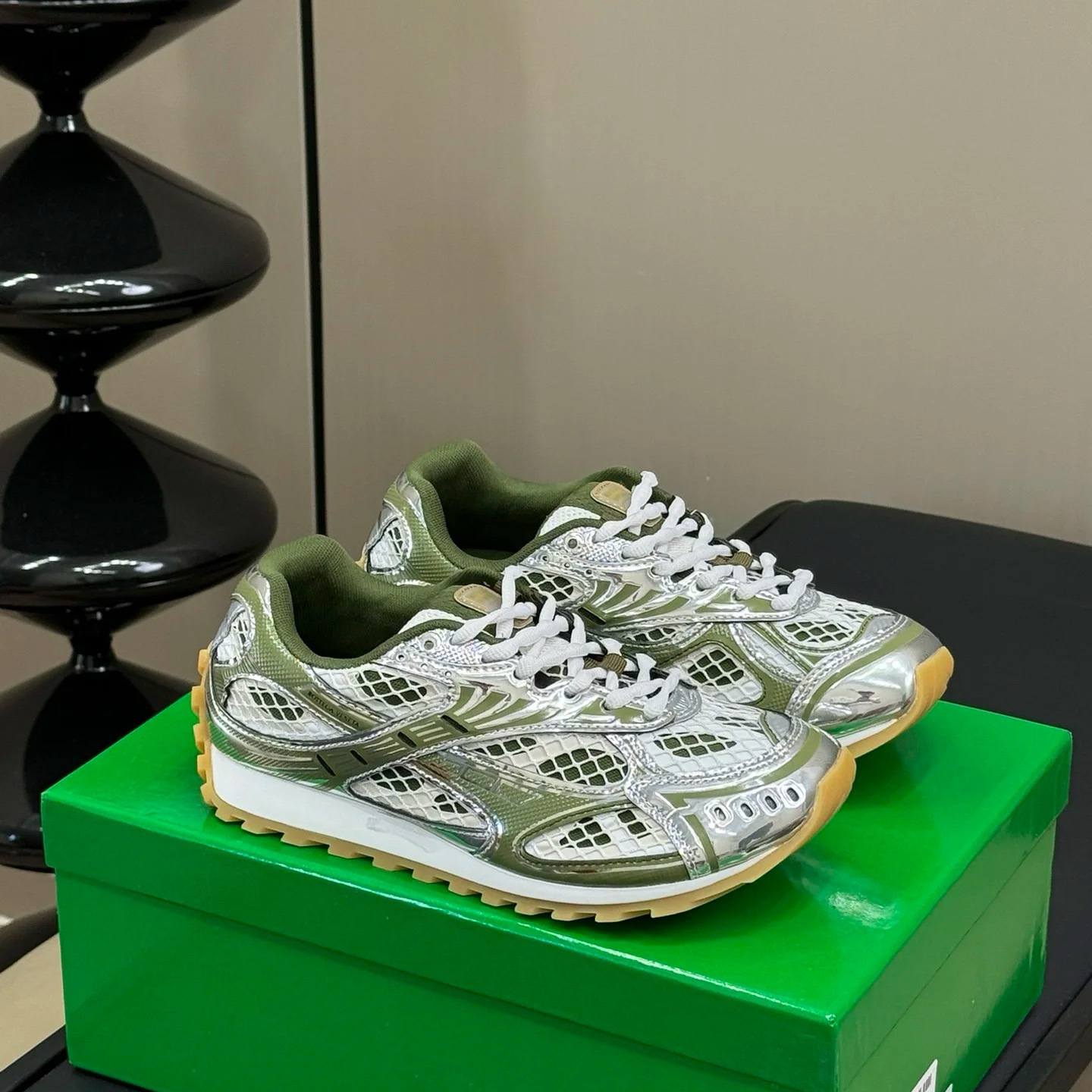 欧洲圆头系带休闲鞋男女同款BV阿甘鞋透气复古德训鞋外贸一件代发 3