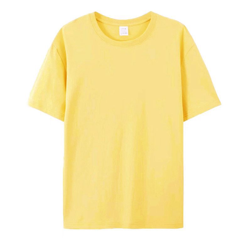 河北纯棉短袖男女款t恤定制logo图案工作服文化衫宽松大码版型T恤 47