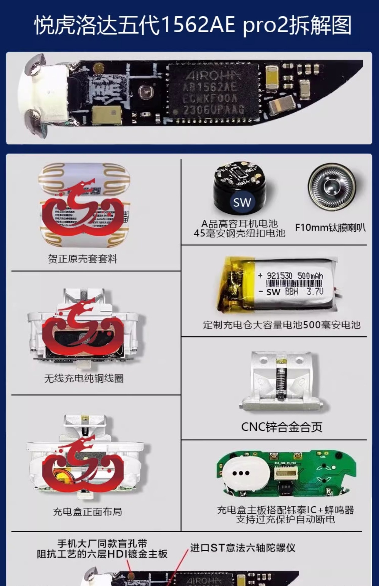 华强北无线蓝牙耳机悦1571AM顶配虎1562AE五代适用于手机苹果安卓 16