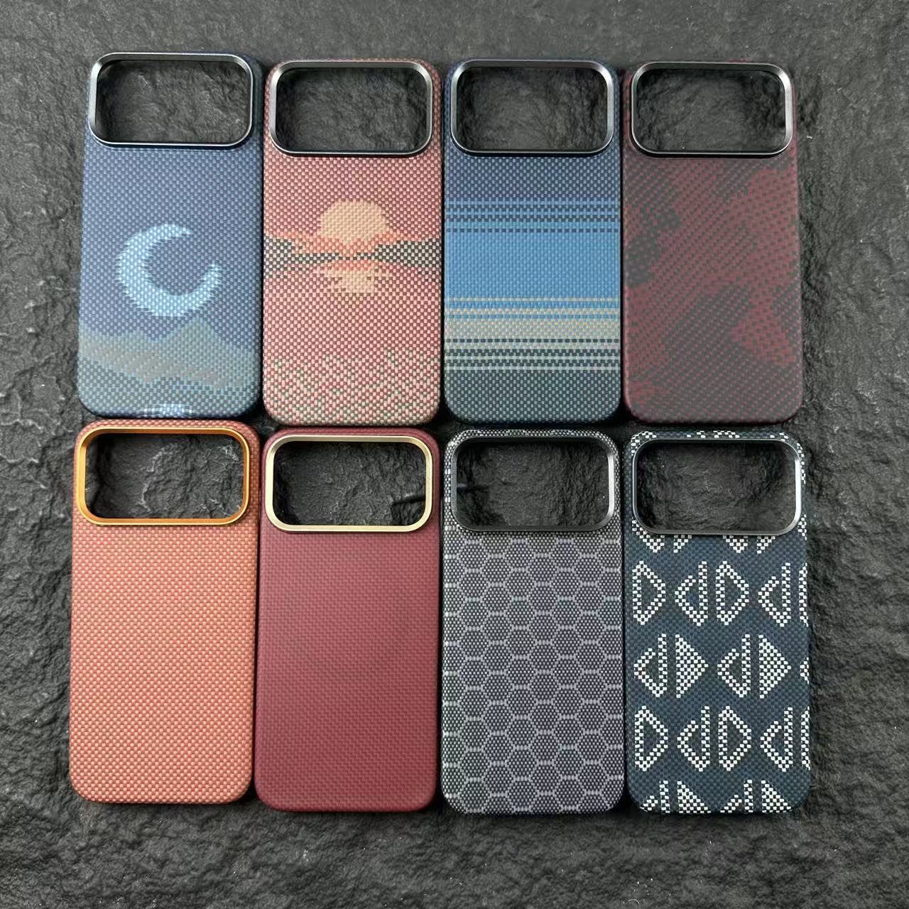 适用iPhone18 ProMax凯夫拉手机壳商务苹果18pro手机壳超薄磁吸 1