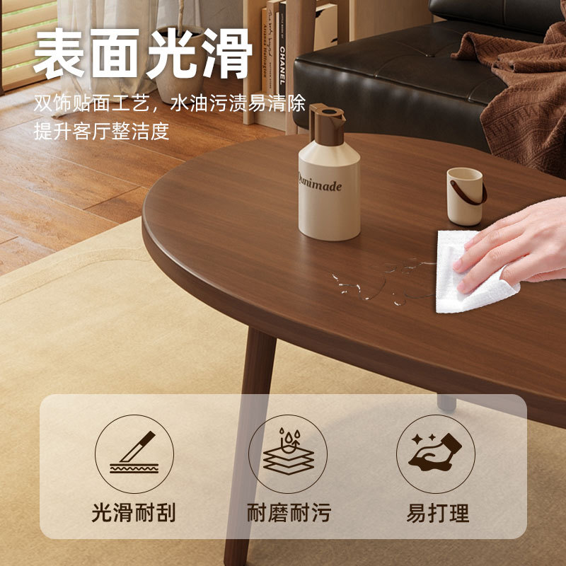 新中式茶几客厅家用小桌子现代中古风沙发茶桌2025新出租屋阳台桌 6