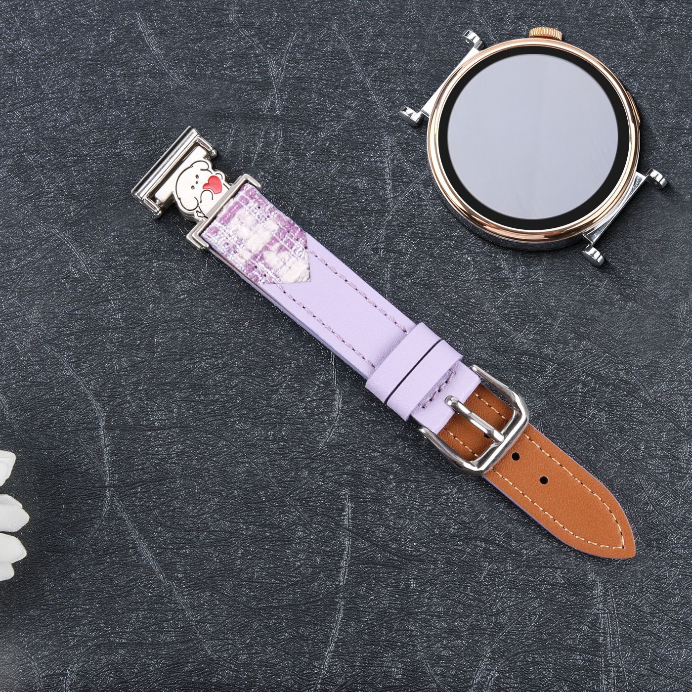 适用小米9/10手环表带华为gt6/fit4苹果iwatch11高级感手链式表带 26