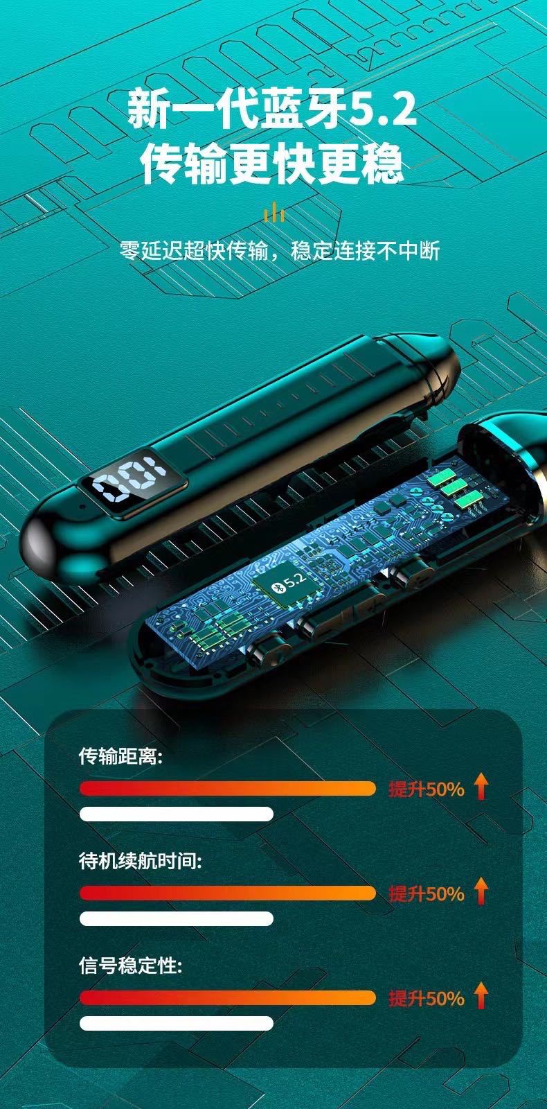 新款挂脖蓝牙耳机通用无线颈戴式半入耳式运动蓝牙现货一件代发 10