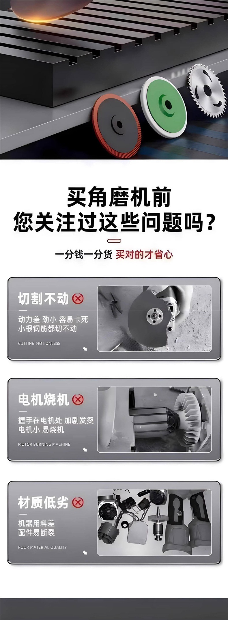东城无刷锂电角磨机家用电动多功能切割打磨抛光除锈手砂轮磨光机 2