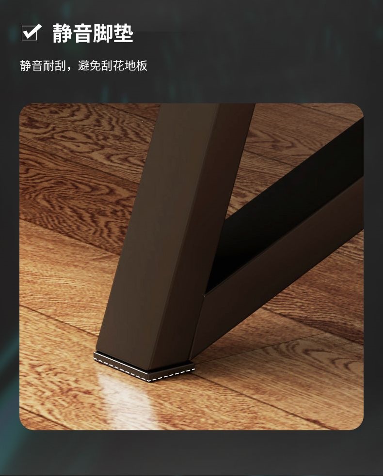 书桌长条书桌双人电脑桌台式桌子家用电脑桌工作台情侣并排电竞桌 13