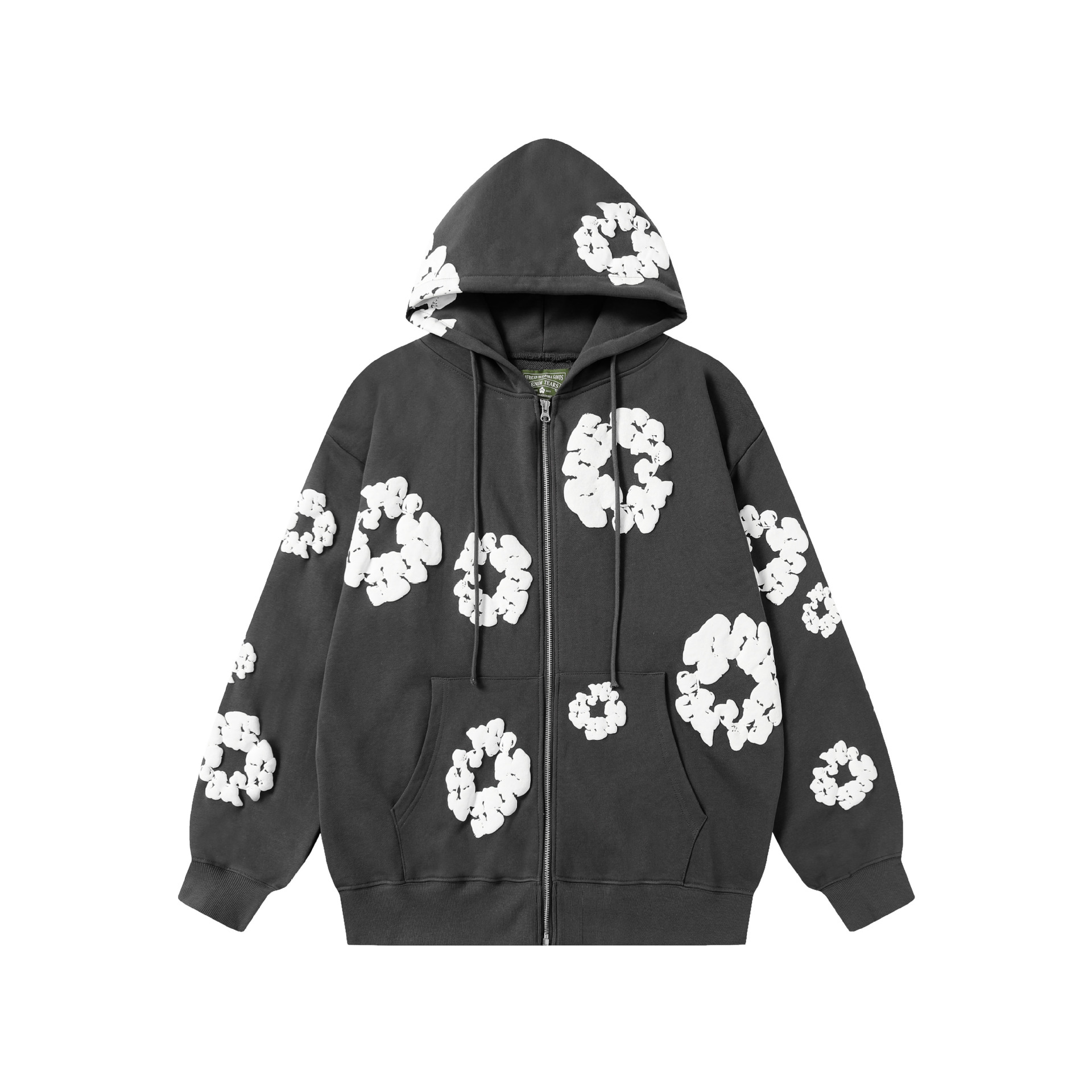 跨境批发木棉花休闲百搭全系列发泡印花卫衣卫裤简约休闲短袖短裤 36