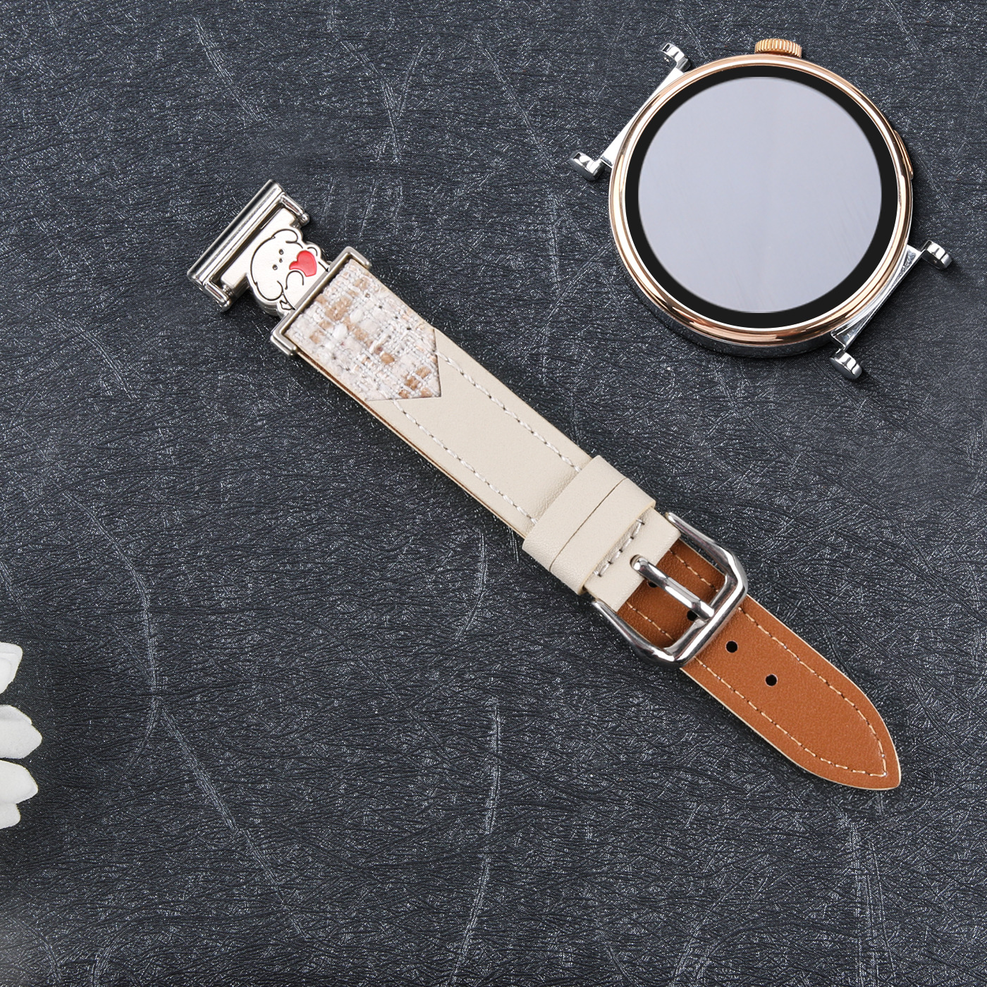 适用小米9/10手环表带华为gt6/fit4苹果iwatch11高级感手链式表带 19