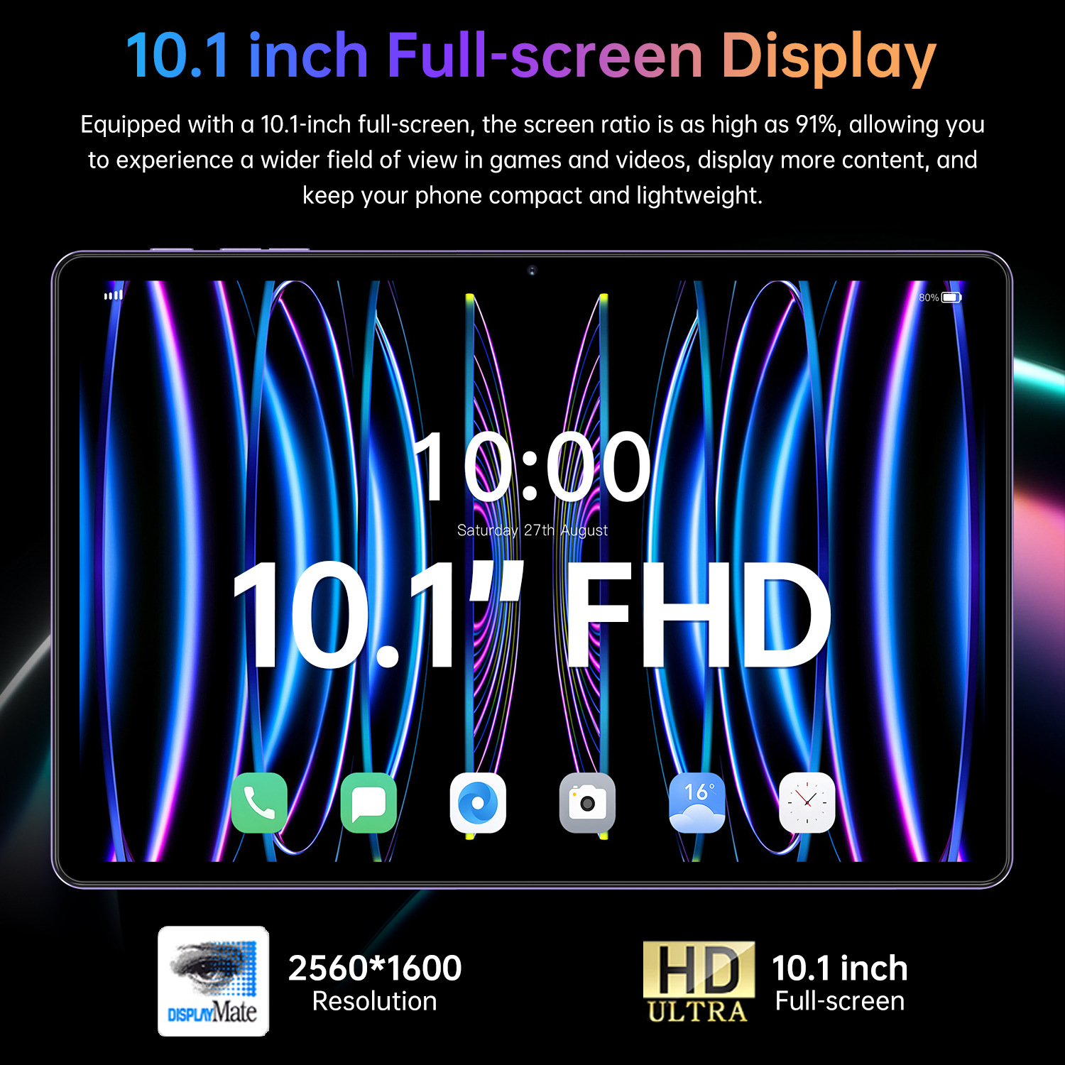 新品爆款Pad 16 Pro安卓10.1寸16+1TB智能平板源头工厂低价批发 3