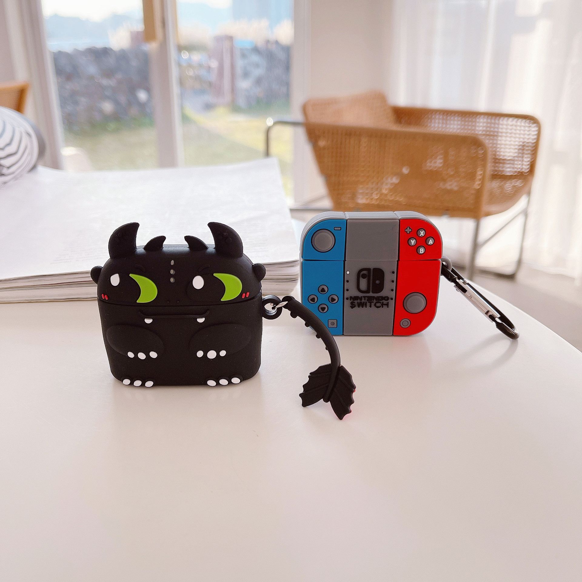 airpods234PRO PRO2代苹果无线蓝牙耳机套卡通创意促销硅胶软壳 4