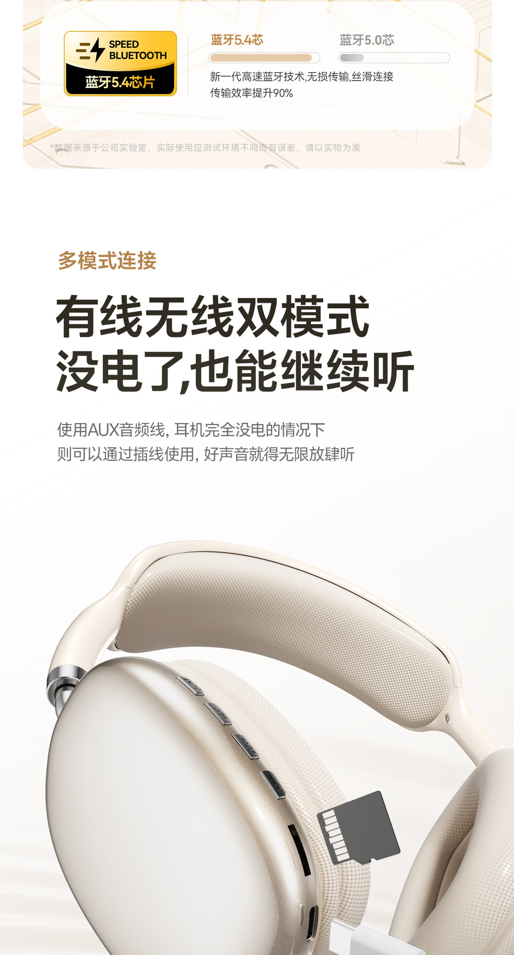 厂家爆款P9PROMAX头戴式蓝牙耳机无线长续航耳麦无线运动游戏通用 15