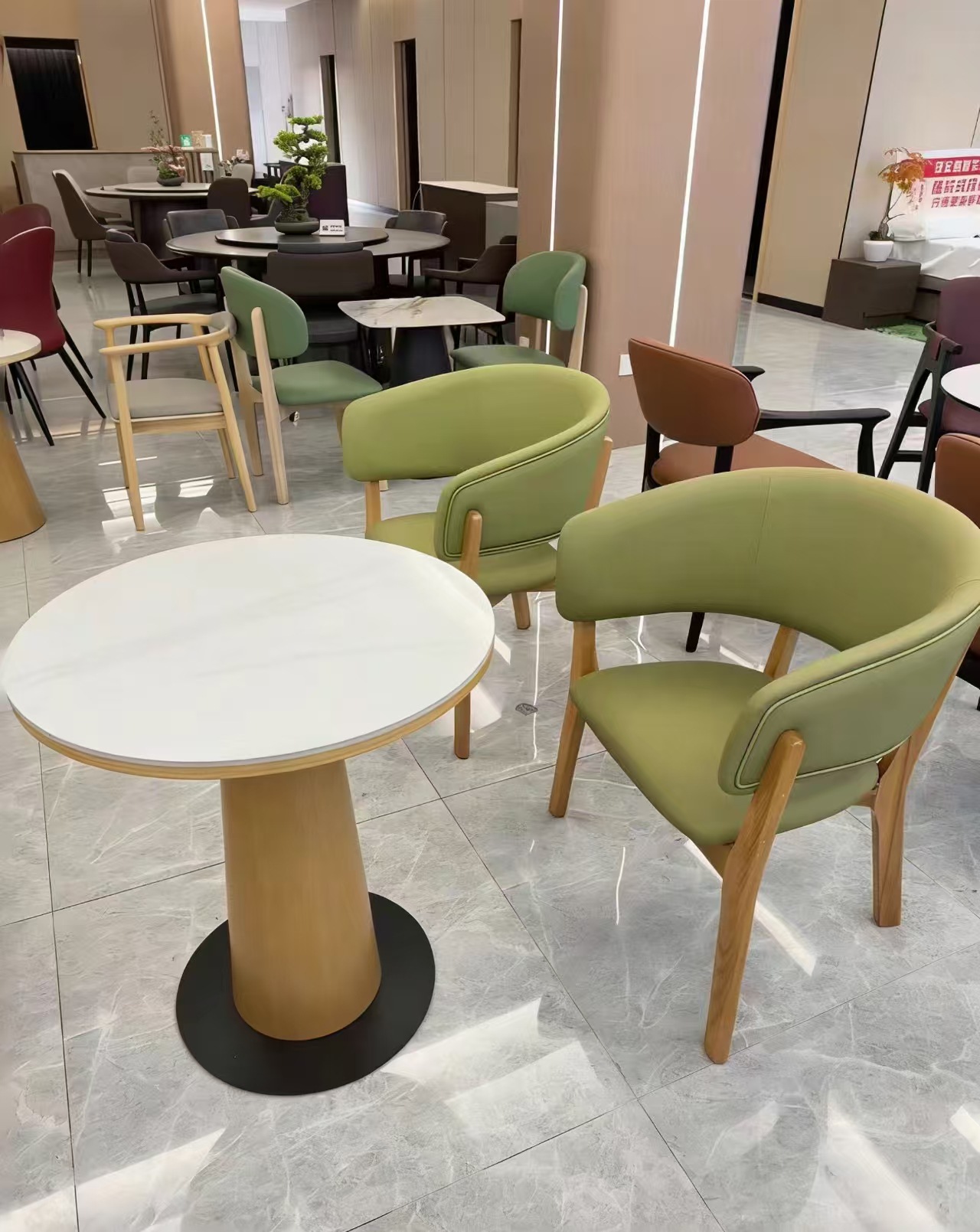 全季酒店家具民宿公寓实木全季4.0全季5.0扶手椅岩板桌休闲沙发 11
